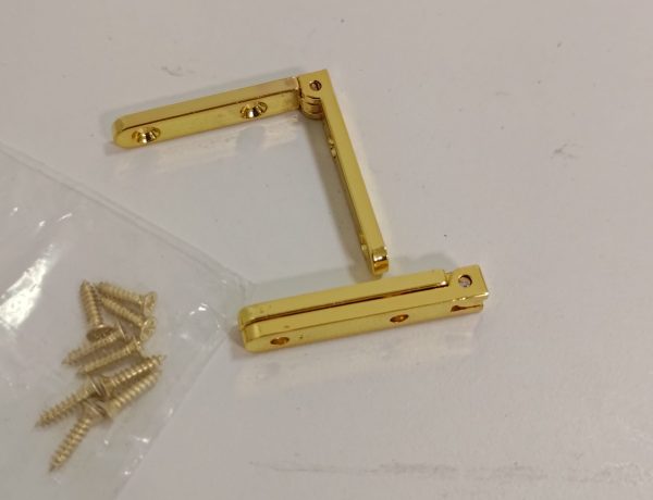 Strap Hinges - Brass Plated