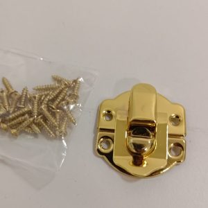 Brass Plated, Polished Box Catch