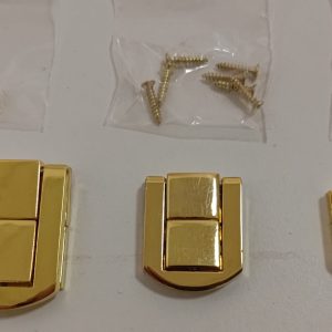 Brass Plated, Lacquered Box Catch