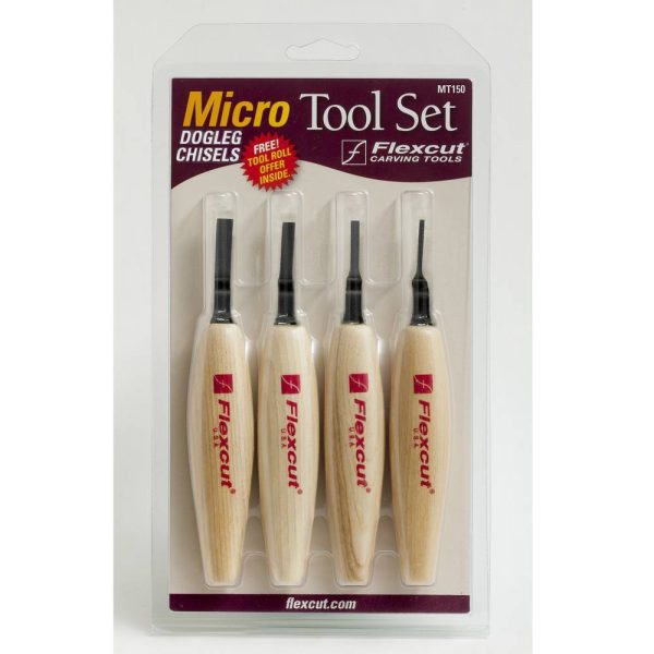 Flexcut Chisel Micro Tool Set - Dogleg - Image 2