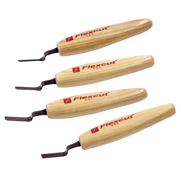 Flexcut Chisel Micro Tool Set - Dogleg