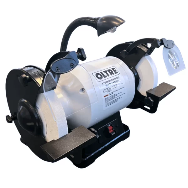Oltre 200mm low speed bench grinder