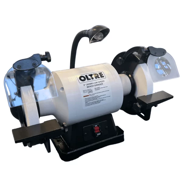 Oltre 200mm low speed bench grinder