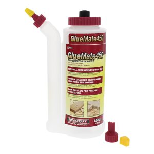 Milescraft GlueMate 450 — 450mL non-drip glue dispenser bottle