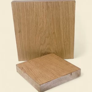 American Oak Bowl Blanks 190–230mm square × 50–75mm thick