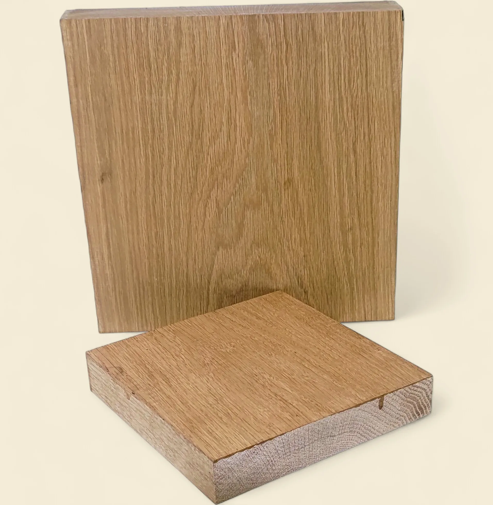 American Oak Bowl Blanks 190–230mm square × 50–75mm thick