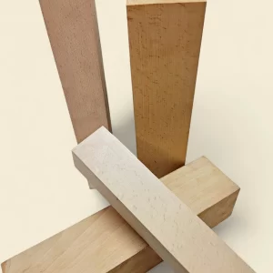 European Beech Spindle Blanks 47–68mm square × 300mm long