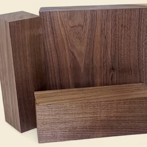 Black Walnut Bowl Blanks 130–200mm square × 50mm thick