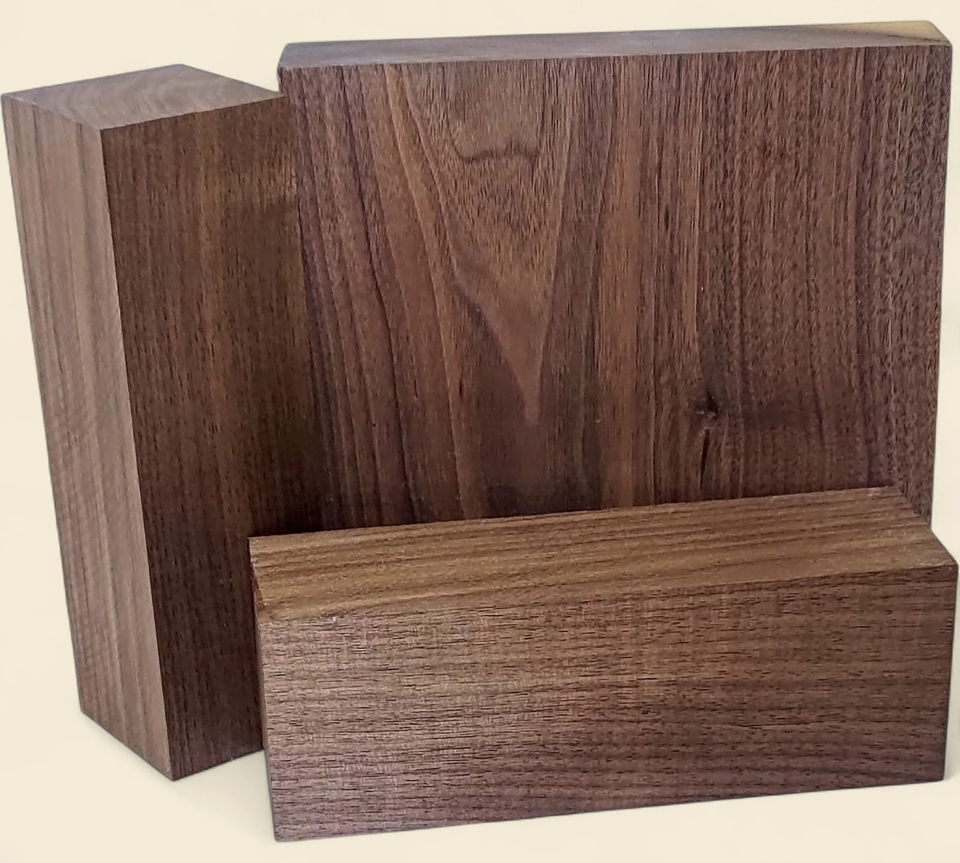 Black Walnut Bowl Blanks 130–200mm square × 50mm thick