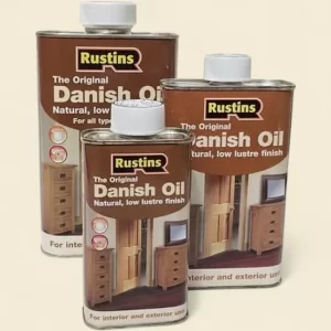 The Original Rustins Danish Oil Natural Low Lustre Finish