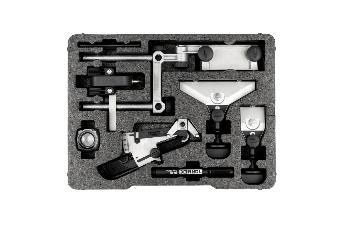 Tormek KSK-106 Knife Sharpening Kit in the TC-800 case with storage tray
