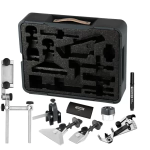 Tormek KSK-106 Knife Sharpening Kit full contents laid out