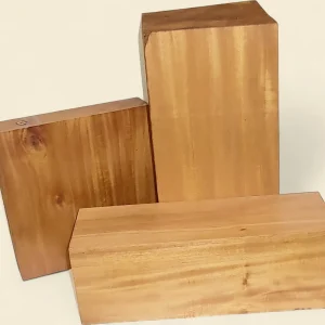 Plantation Mahogany Spindle Blanks 70–150mm square × 300mm long