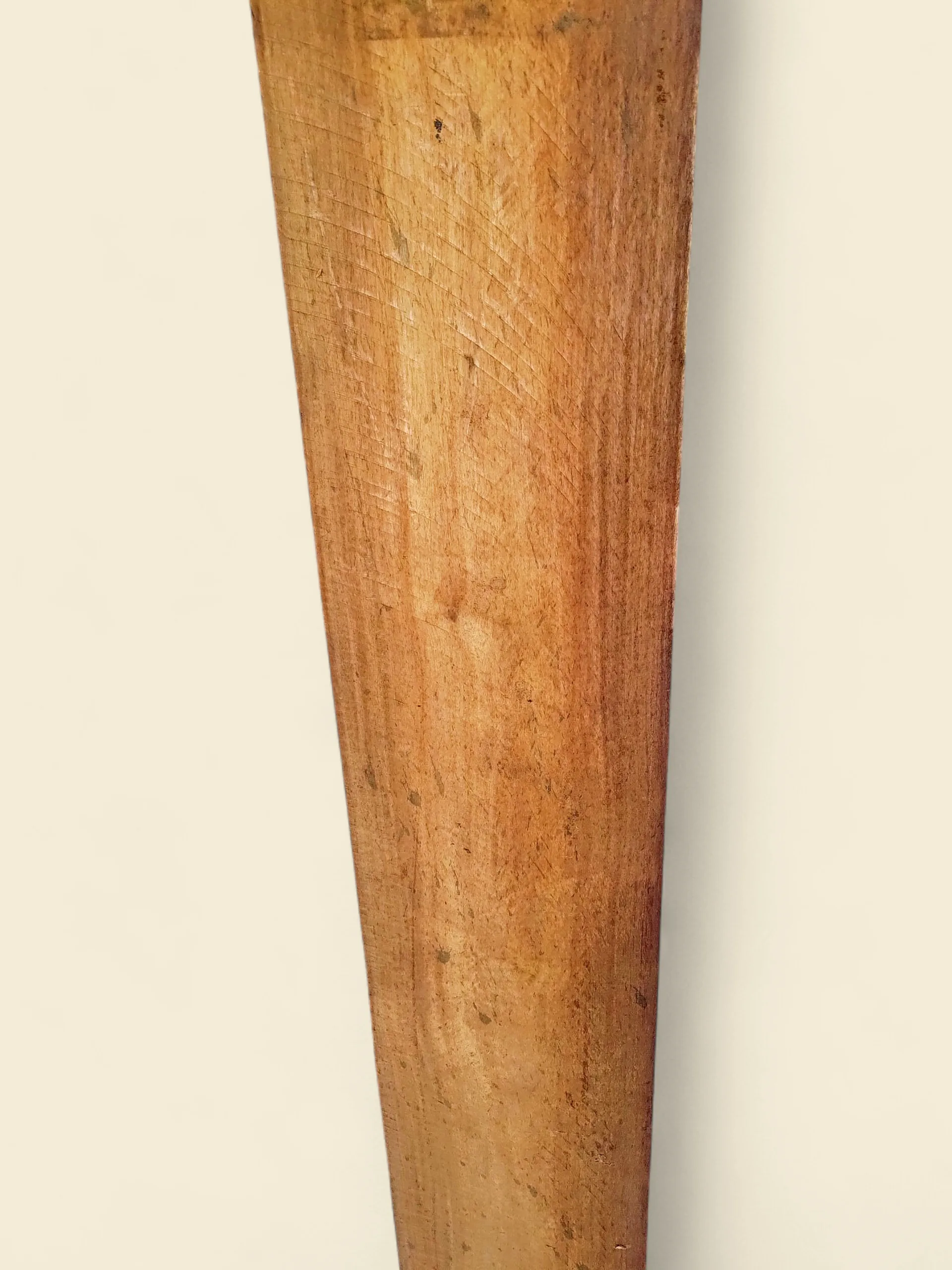 Rough-sawn Tasmanian Blackwood board, 25mm x 170mm, on a linen background
