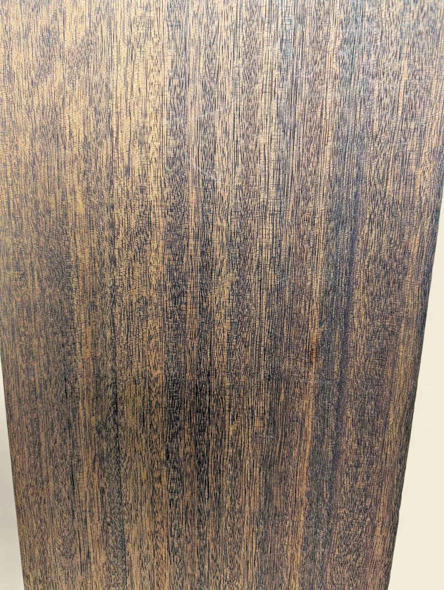 Amoora timber grain close-up showing fine even texture
