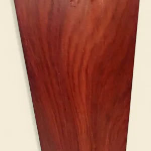 Brazilian Bloodwood turning blanks on linen background