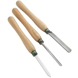 Record Power 3-Piece H.S.S. Spindle Turning Tool Set