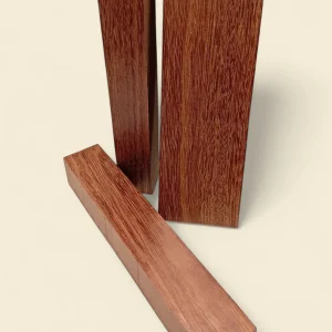 Kempas Spindle Blanks 45mm square × 300mm long