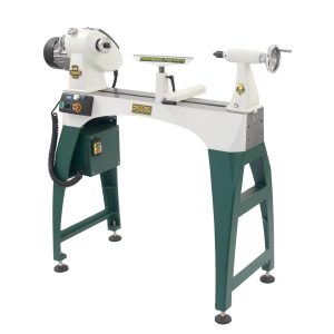 Record Power Coronet Regent heavy-duty cast iron variable speed lathe on its cast iron stand