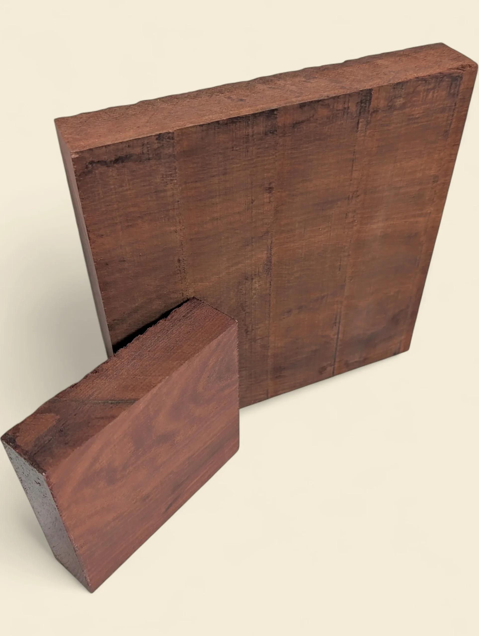 Brazilian Bloodwood - Sawn - Bowl Blank - 200×200×32mm - Image 2