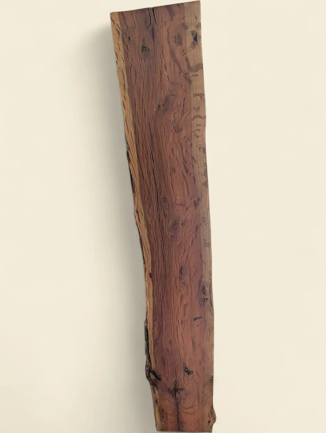 Buloke dressed live edge slab C, 200 x 22 x 1300mm - reverse face - Trend Timbers