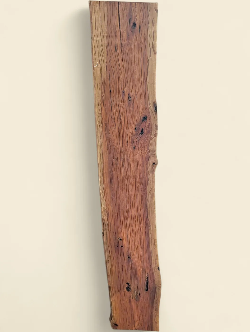 Buloke dressed live edge slab E, 200 x 22 x 1300mm - reverse face - Trend Timbers