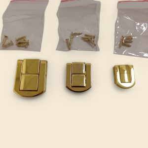 Brass Plated, Lacquered Box Catch
