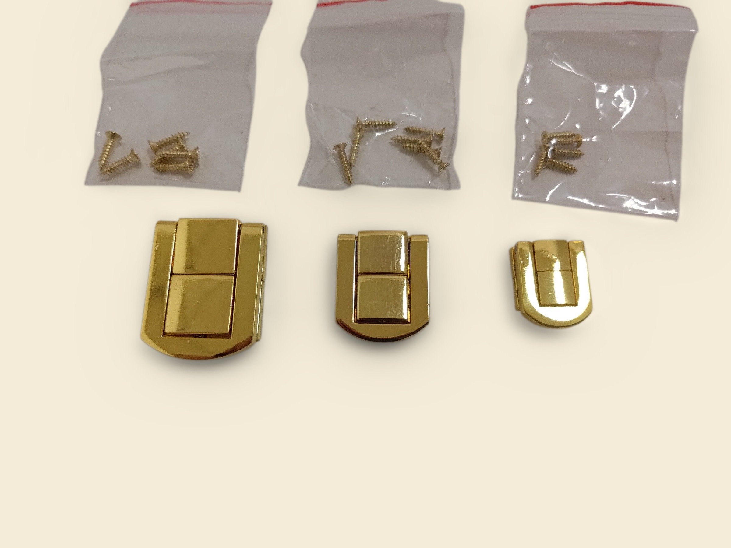 Brass Plated, Lacquered Box Catch