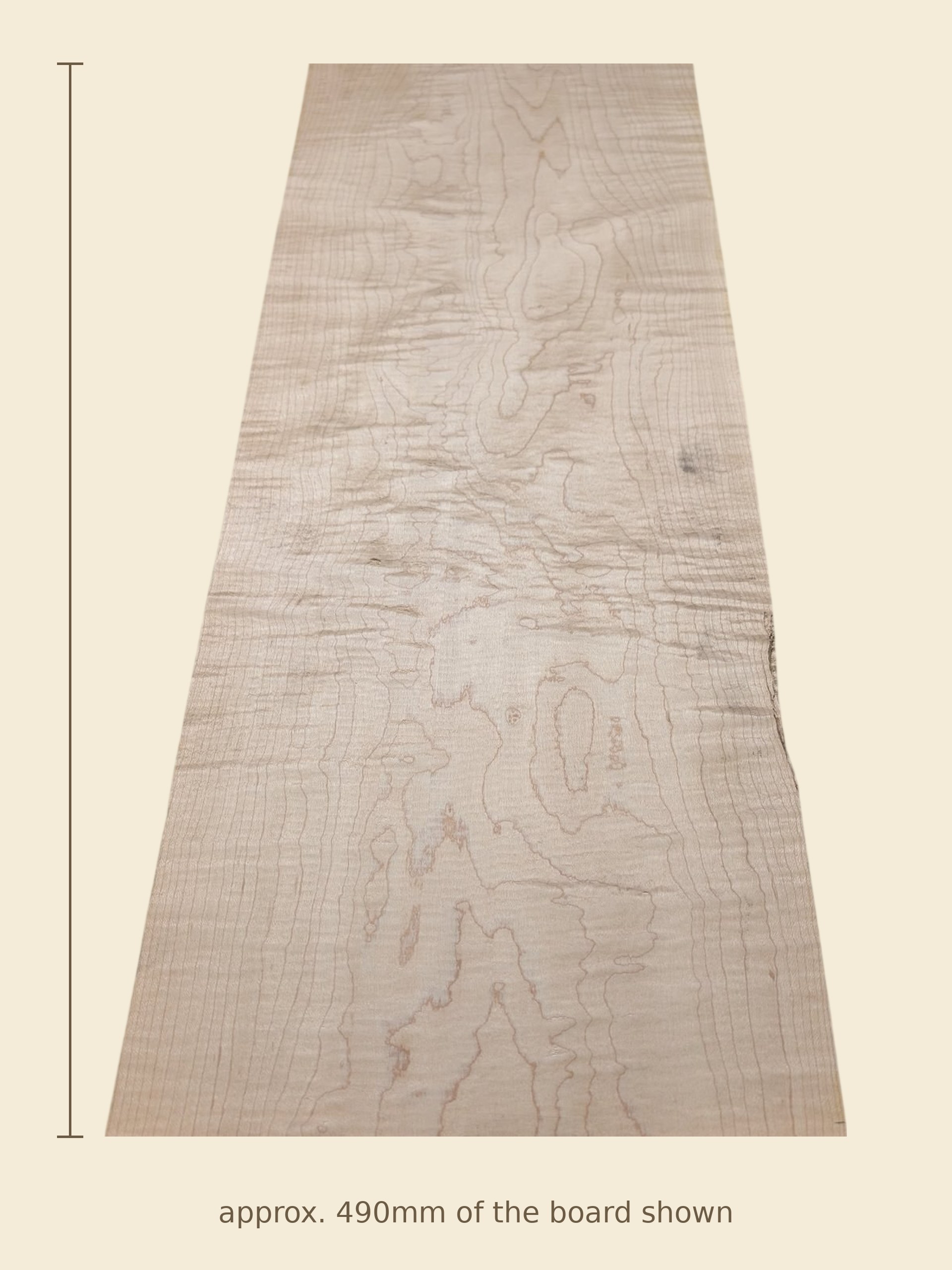 Curly maple board