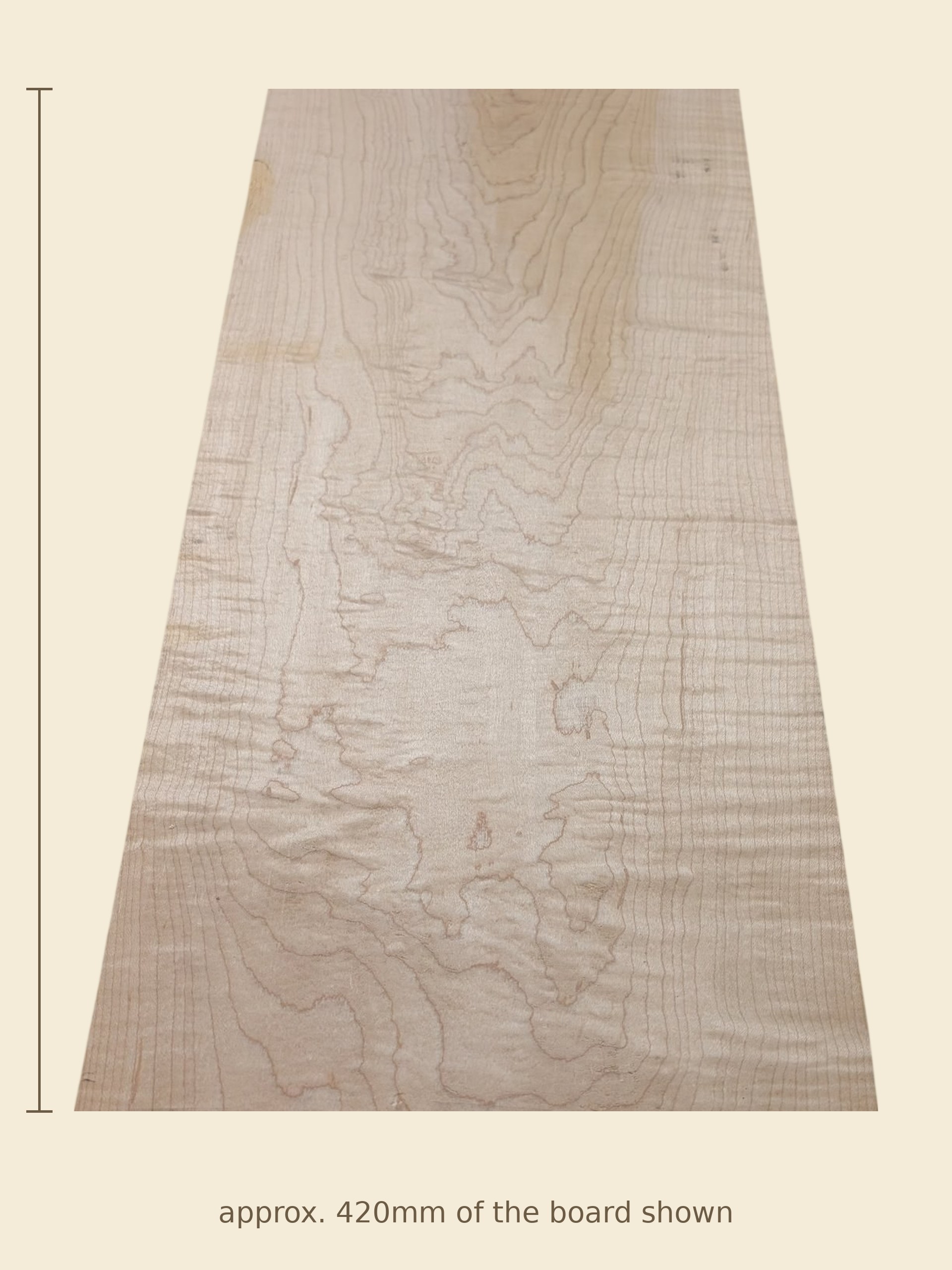 Curly maple board