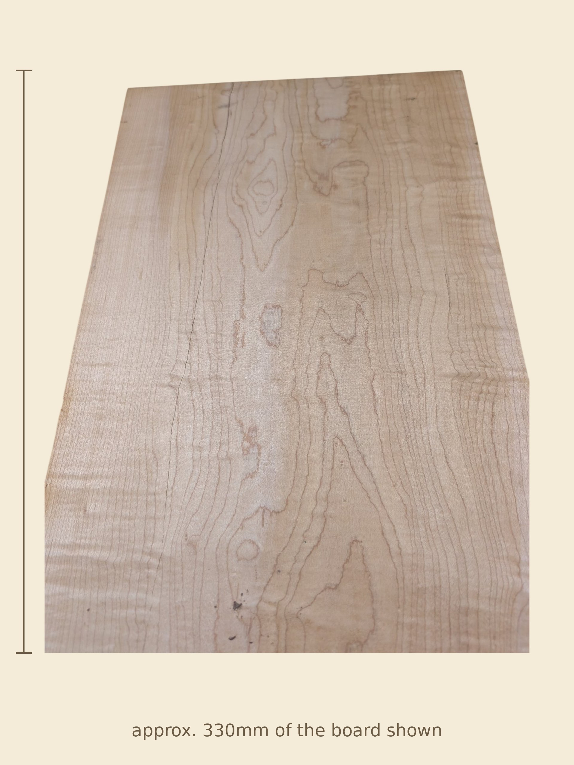 Curly maple board