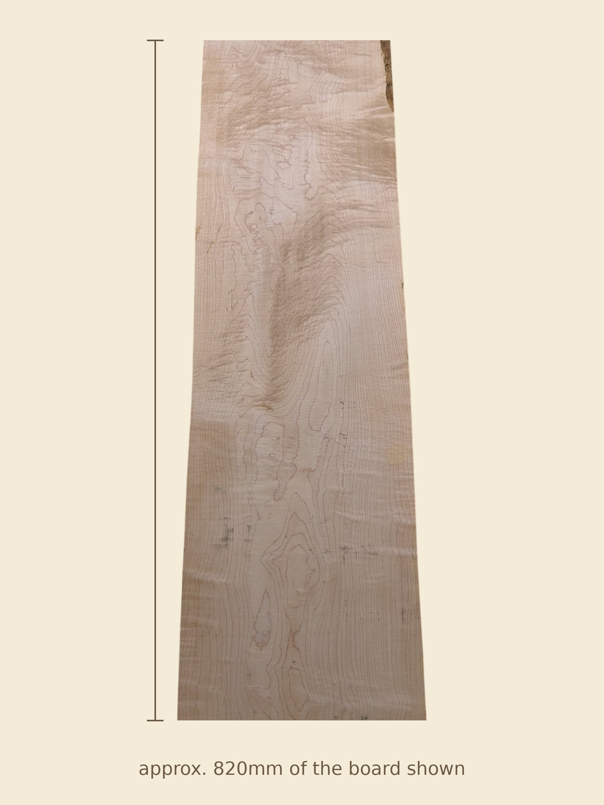 Curly maple board
