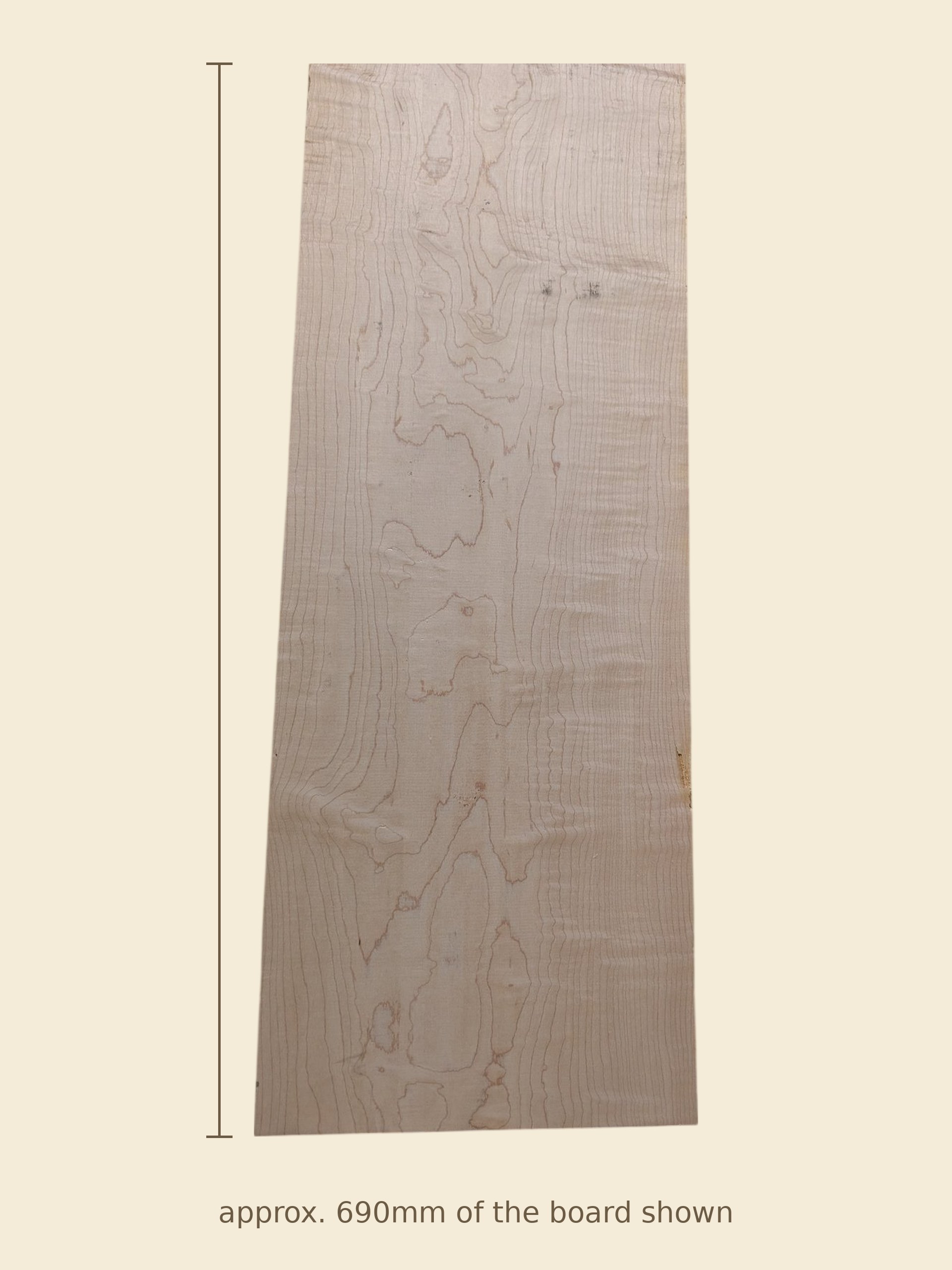 Curly maple board