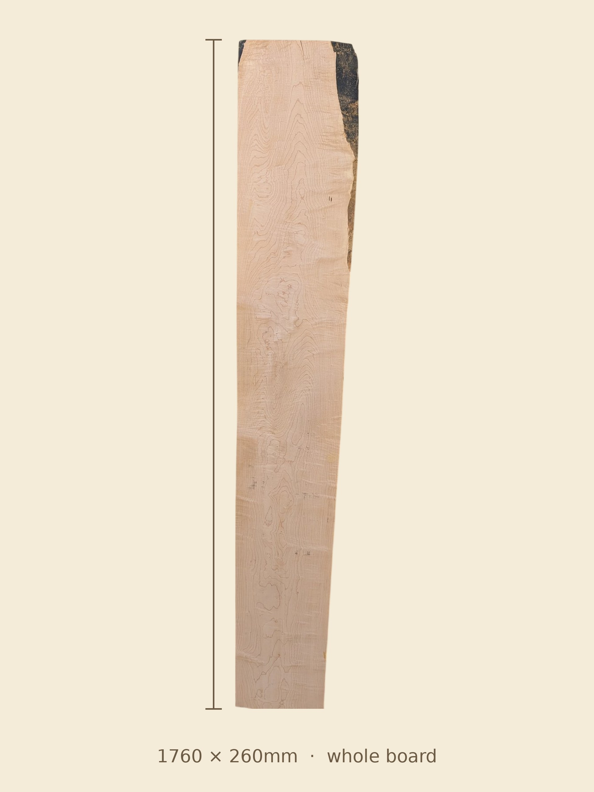 Curly maple board