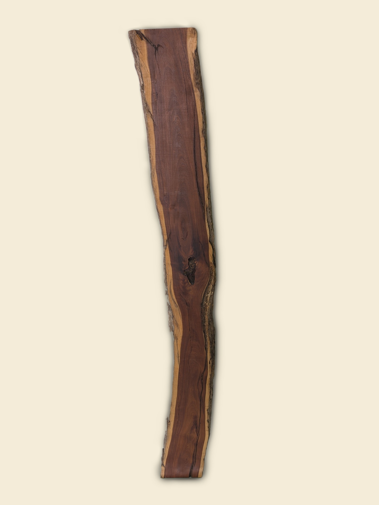 Gidgee live edge slab 00141, back face