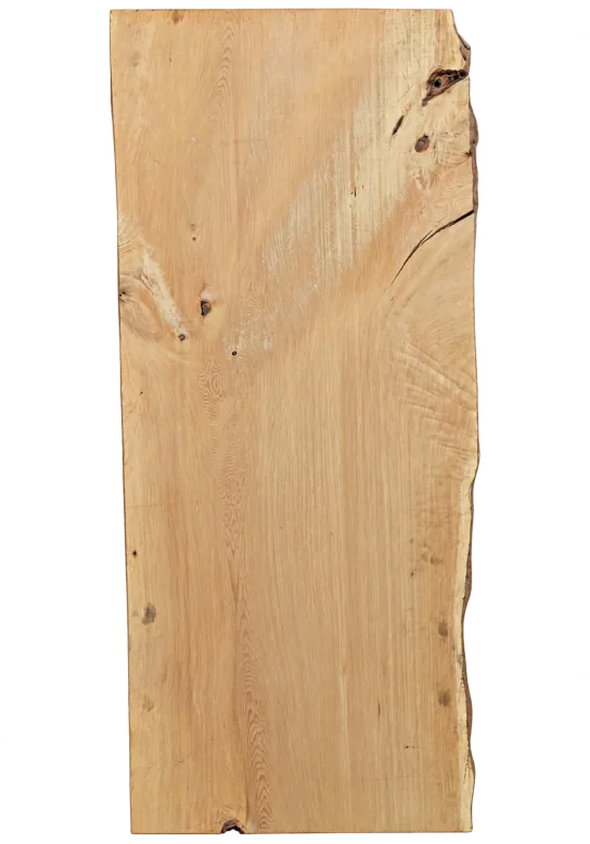 Huon pine slab, showing the full outline and timber grain